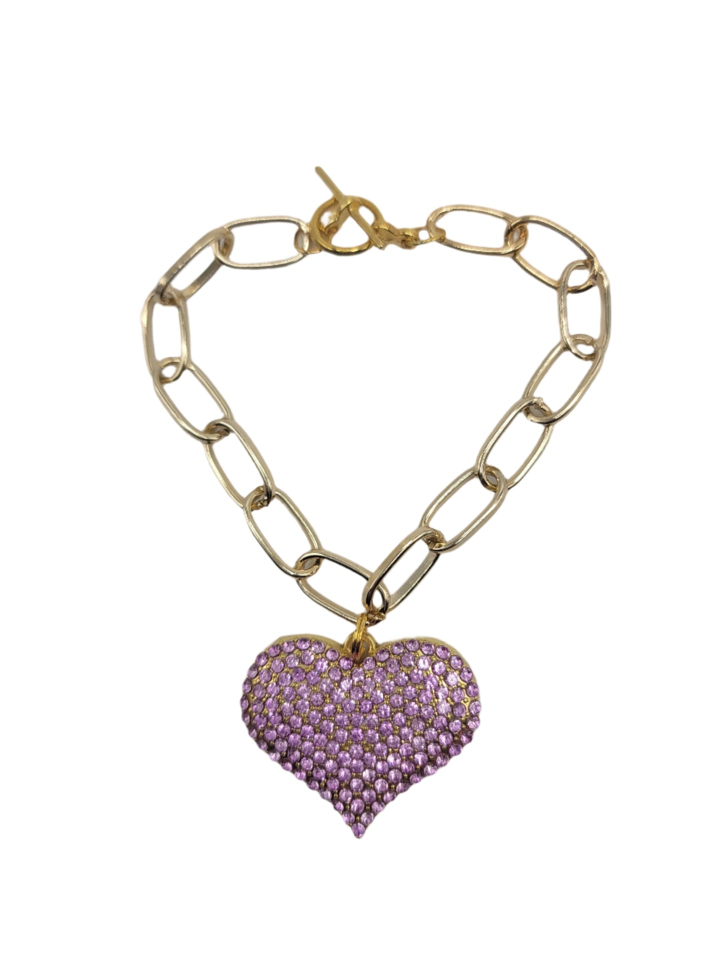 Paperclip Heart Bracelet