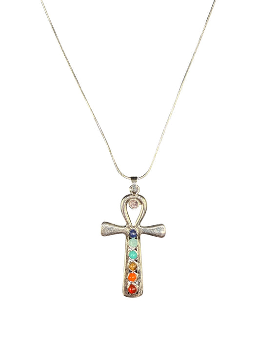 Chakra Ankh (Silver)